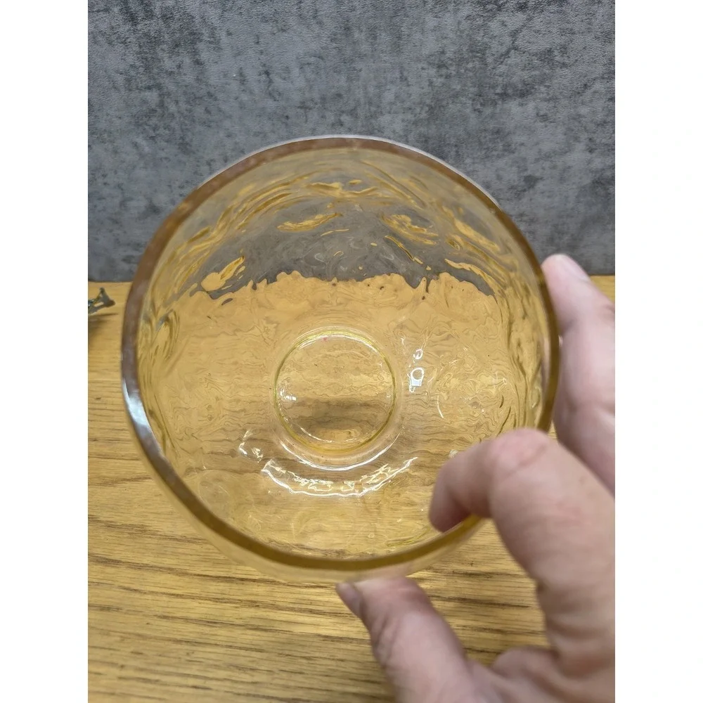 Yellow Cerulean MCM 1955 Turnabout‎ Candy Bowl